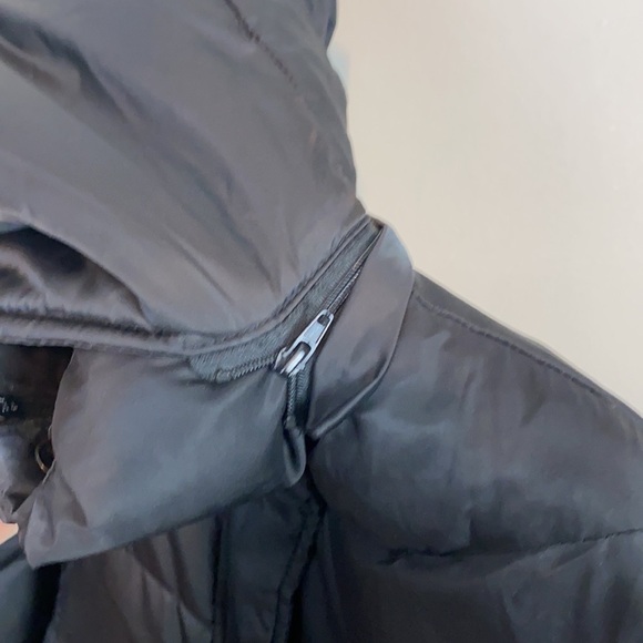 Kenneth Cole Reaction Black Down Puffer Coat Size Small - Picture 11 of 15